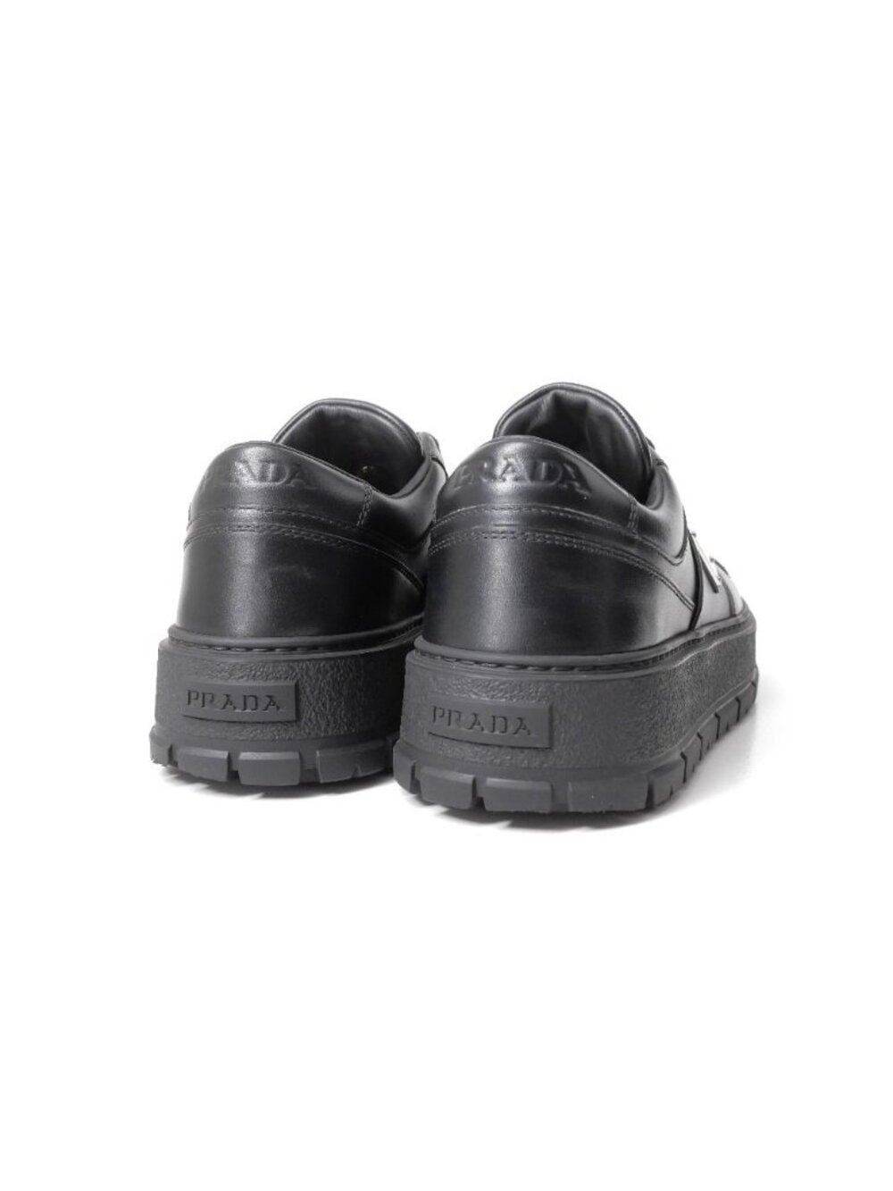 Prada Sneakers 7.5 Leather Shoes - Picture 5 of 9